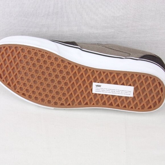 Vans Asher Deluxe Skate Shoes 9 Brown Slip-On VN000CSYCFF Comfort Textile main image 11